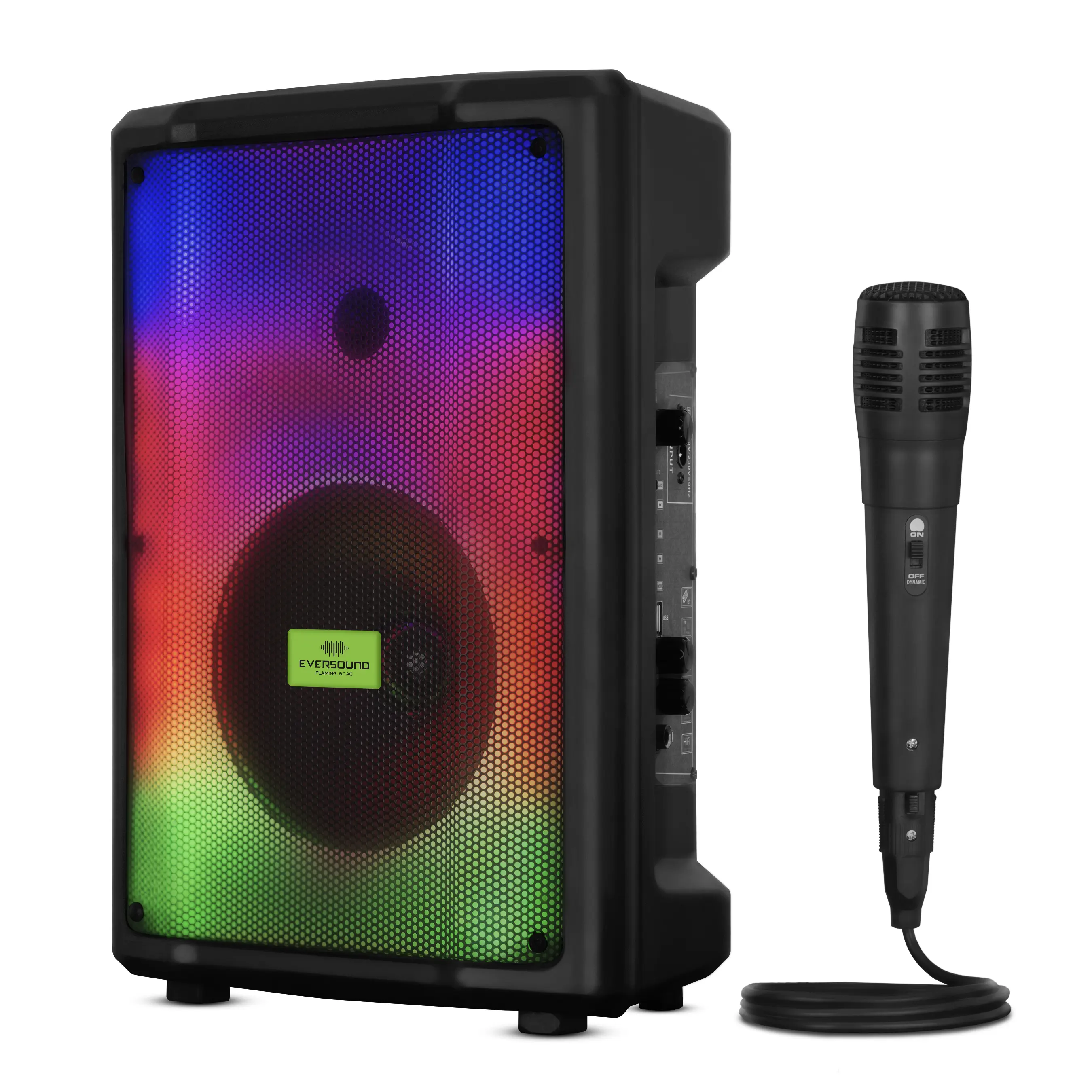 PARLANTE TORRE BLUETOOTH FLAMING 8 EV3000AC EVERSOUND