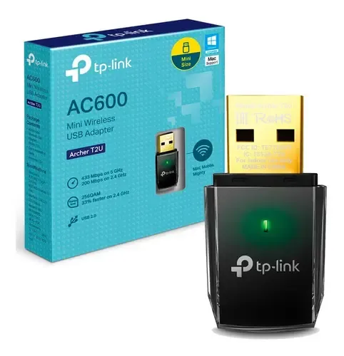 TP LINK AC600 MINI WIRELESS USB ADAPTER ARCHER T2U