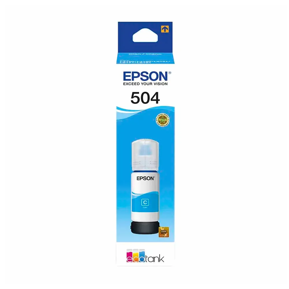 TINTA EPSON 504 CELESTE